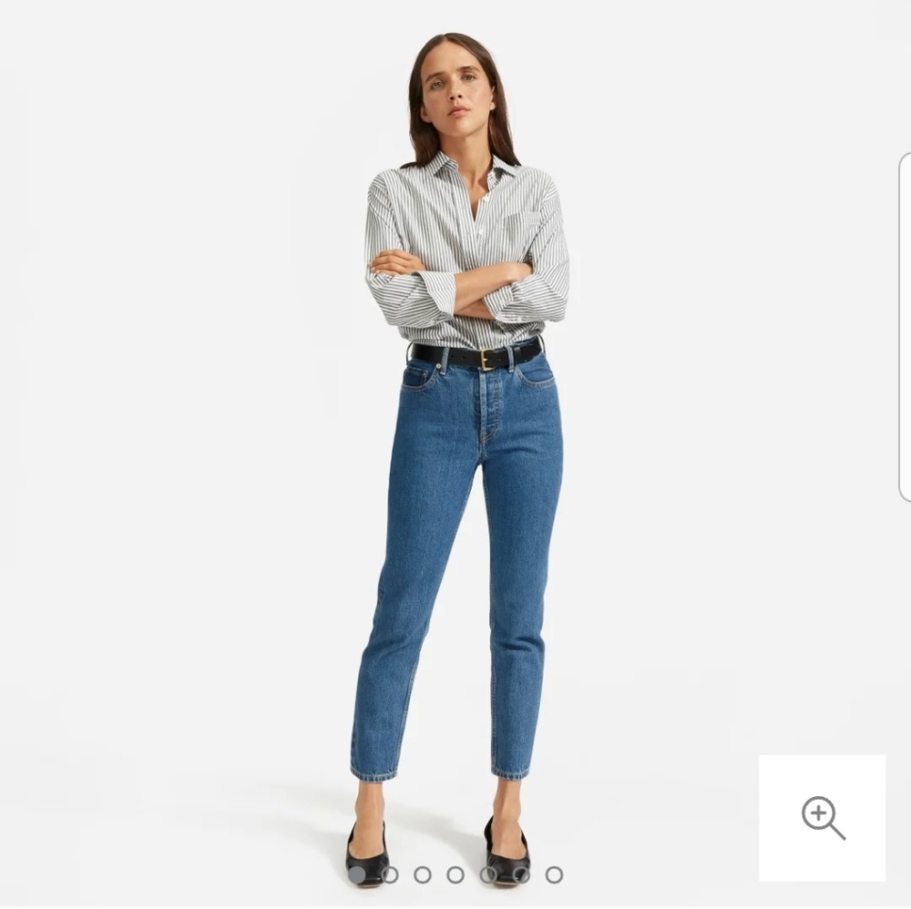 Everlane cotton button down top